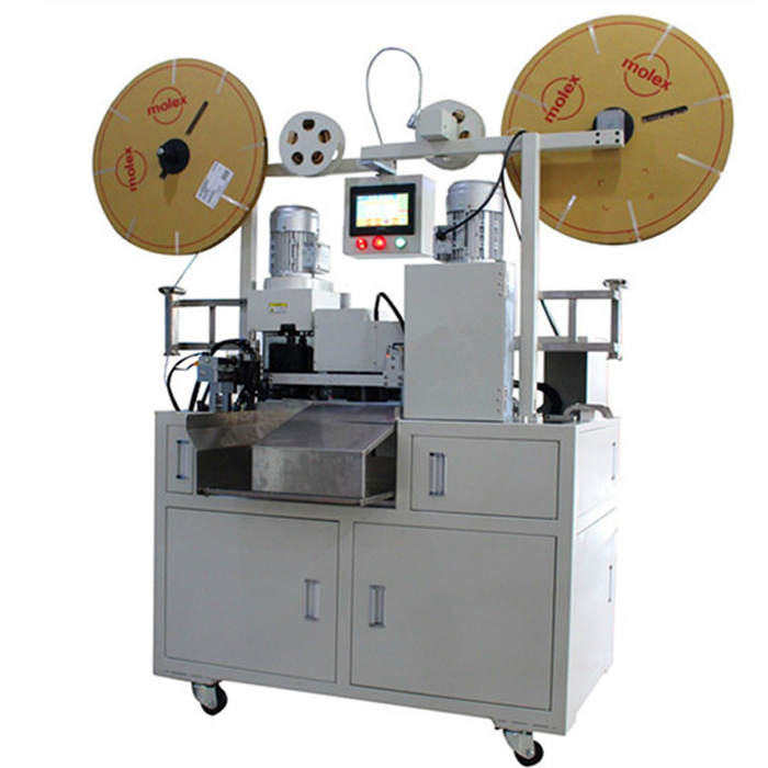 AM208 Full Automatic Flat Cable Wire Dividing, Cutting, Stripping and Crimping Machine