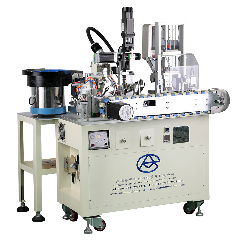 AM132 AUX connector soldering machine