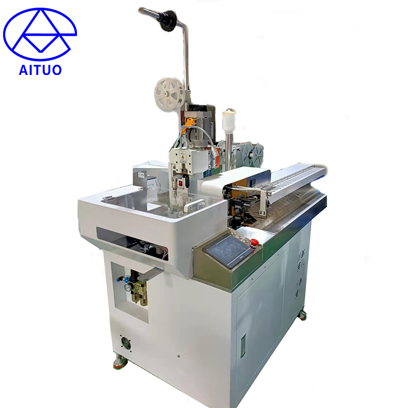 Fully Automatic Cable Wire Cutting Stripping Twisting Crimping Soldering Wire Tinning Machine